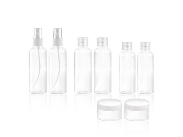 8Pcs Travel Bottles Set, TSA Approved Travel Size Toiletries, Reusable Leak Proof Cosmetic Containers for Shampoo, Conditioner, Cream -Women Men...