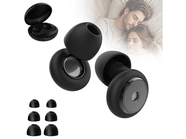 Noise Cancelling Ear Plugs for Sleeping, Adjustable Concert Earplugs for Hearing Protection with 8 PCS Soft Silicone Reusable 35 db Earplugs for...