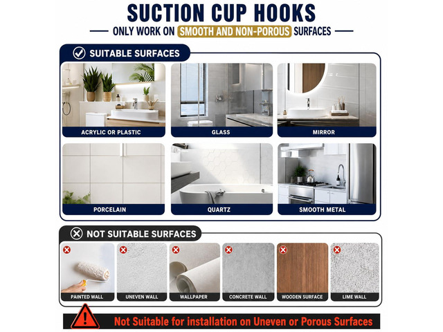 Suction Cup Hooks for Shower,Removable Shower Towel Suction Hooks for Bathroom Wall,Kitchen,Glass,Mirror,Tile to Hang Robes,Loofah-Gold(2-Pack)