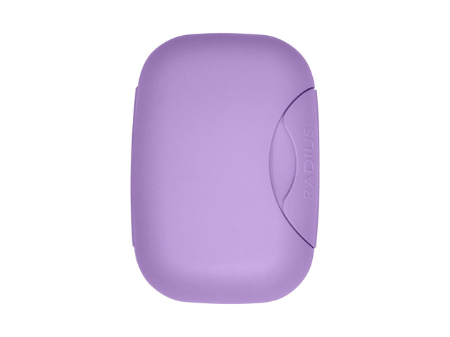 Soap Travel Case, BPA-Free Recycled Plastic, Leakproof, Portable for Bathroom, Gym, Home, Camping - Lavender