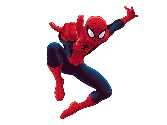 Marvel Ultimate Spider-Man Giant Peel and Stick Wall Decals by, RMK4831GM, Red, Blue, Yellow