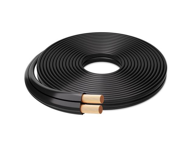 14/2 Low Voltage Landscape Wire 75 Feet, 14 Gauge Wire 2 Conductor Low Voltage Cable, Real 14 AWG Outdoor Direct Burial Electrical Wire, OFC, UV.
