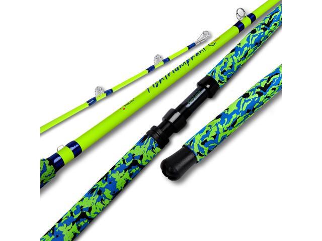 Catfish Fishing Rods, 1 Piece/2 Piece Catfishing Pole, Medium Heavy Catfish Cat Casting Rod (7'6'/8'6/9'6)