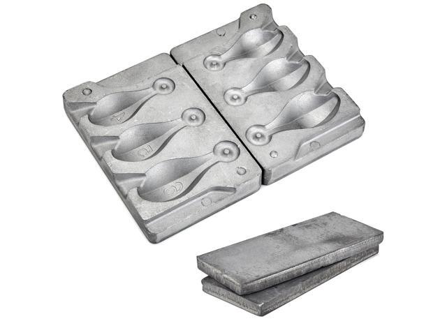 Bank Sinker Mold and Pure Lead Ingots,DIY Bullet Casting,Fishing Sinkers and Fishing Weights