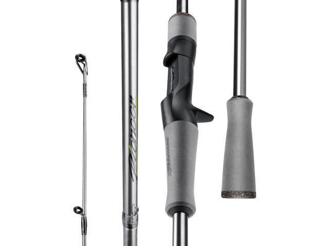 Pioneer Fishing Rod 2-Piece Baitcaster Rod & Spinning Rod Ideal for Bass Trout Walleye Freshwater All-Purpose Rod. 24T Carbon Fiber EVA Handle...