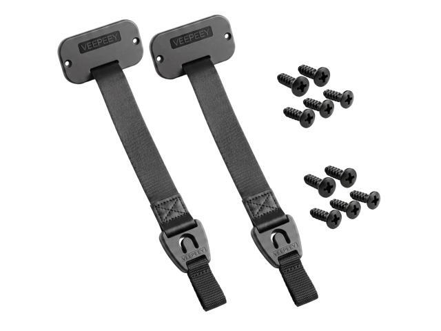 Retractable Rod Straps for Fishing Rods, Gunwale/Deck Mount Self-Retracting Tie-Down Straps, F14200 Rod Saver Strap Fishing Rod Holder, Fishing.