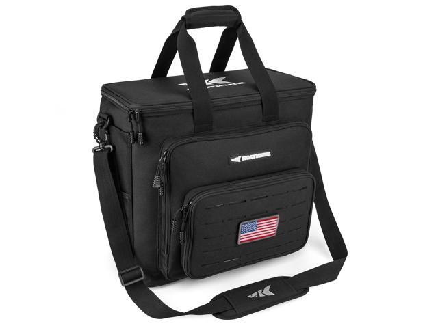 Fishing Tackle Bags - Saltwater & Freshwater Fishing Bags - Water Resistant, Padded Shoulder Strap - Gear Storage