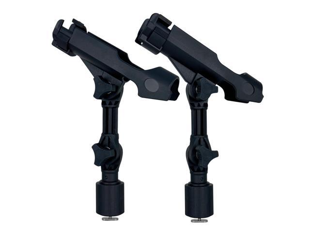2 Pack Fishing Rod Holder with Track Mount Universal T-Shaped Screw Mounted on Rail for Kayak, Canoe, Fishing Boat