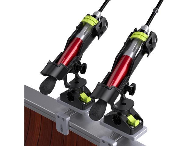 Combo Mount Fishing Rod Holders - 360 Degree Adjustable Boat Rod Rack