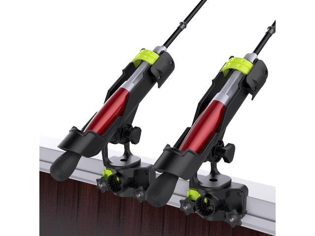 Combo Mount Fishing Rod Holders - 360 Degree Adjustable Boat Rod Rack