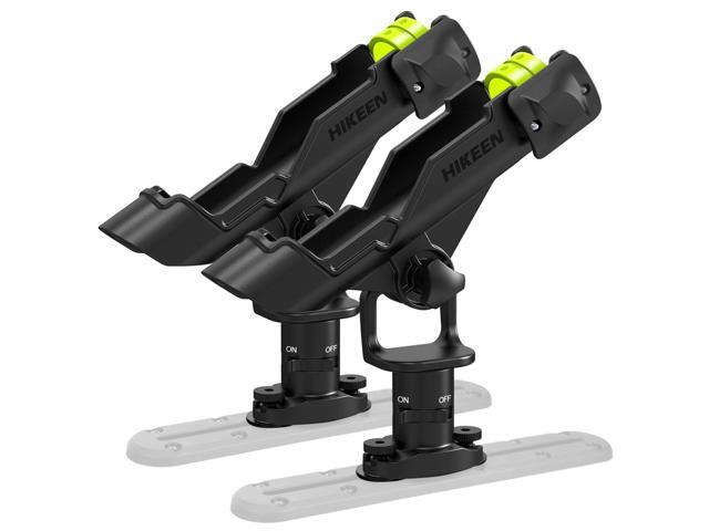 Kayak Fishing Rod Holder, 1Pack / 2Pack Track Mount / Deck Mount, 360 Degree Adjustable, For Fishing Boat, Fishing Pole Holder