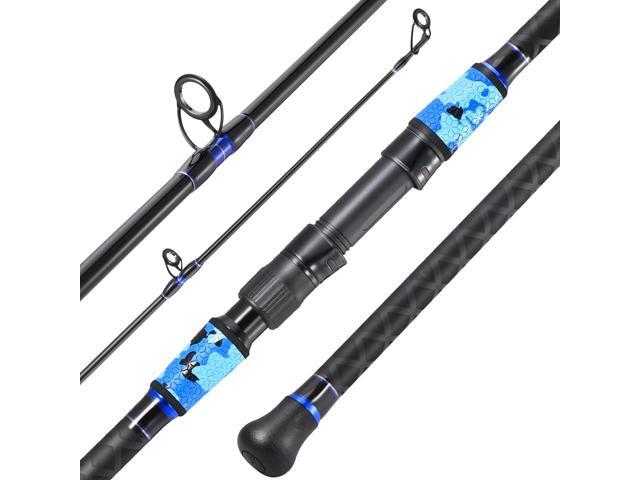 Surf Fishing Rod Portable Travel MH/H Surf Spinning Rod 4 Piece Carbon Fiber Saltwater Fishing Rod 10'/11'/12'/15'