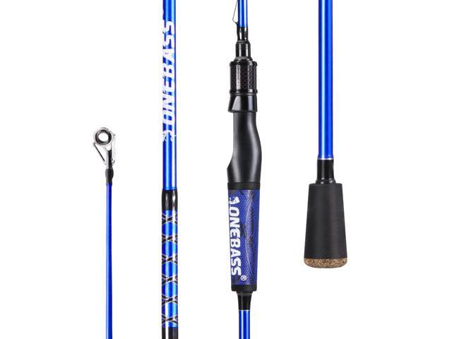 Fishing Rods,IM7 Graphite Spinning Rod & Casting Rod, 2 Pc Strong Quality Baitcasting Rod with Super Polymer Handle