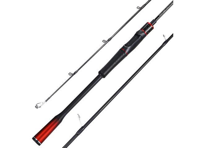 Fishing Rods, Spinning Rods and Casting Fishing Rods, with Full Carbon Fiber Handle, 24T Carbon Fiber 2PCS Fishing Pole for Long Casting Bass,.
