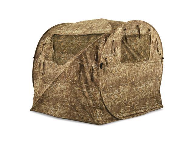 Spring Steel Hay Bale Hunting Ground Blind 1-2 Person Tent, Hunting Gear, Equipment and Accessories