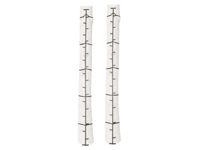 Big Game Outside Outdoor Quick Stick Heavy Duty Portable Steel Ladder Safe Tree Climbing System Hunting Accessory, 20 Feet Tall (2 Pack)