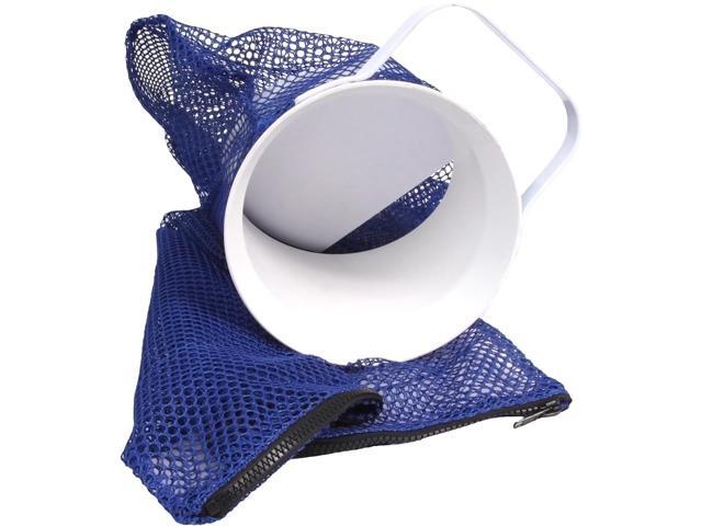 Lobster Bag - Large Mesh Zipper Trapdoor PVC Entry Handle - Fishing Equipment - Kid - Includes PVC Entry, Trapdoor Lid, Handle, Mesh Bag