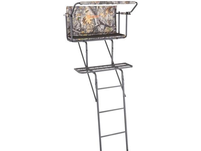 16.5' 2-Man Ladder Tree Stand for Hunting Elevated Climbing Seat Hunting Gear Equipment Accessories