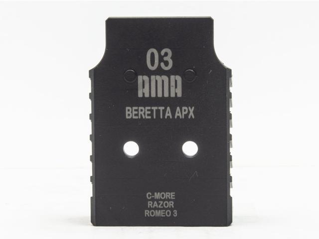 Adapter Plate for Beretta APX Compatible with Trijicon, Holosun, Leupold, Shield, Docter