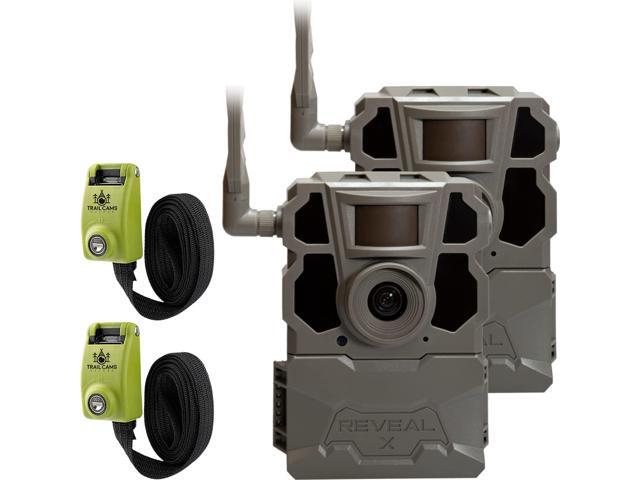 Reveal X Gen 2.0 LTE Cellular Trail Camera (2 PK) + Two Steel Reinforced Straps