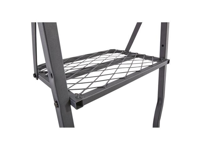 Climbing Ladder Tree Stand with Mesh Seat, Climbing Equipment for Deer Hunting, 15