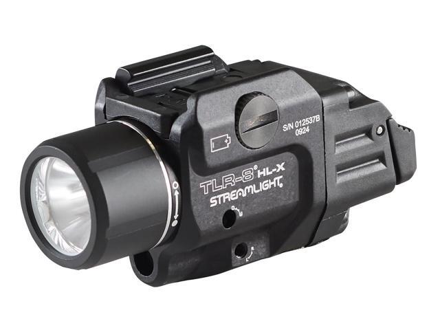 69465 TLR-8 HL-X USB 1000-Lumen Weapon Mounted Rechargeable Tactical Flashlight with Integrated Red Aiming Laser, Includes Key Kit, Tool, and...