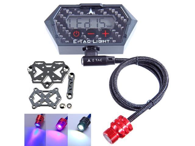 E-Tac Light Compound Bow Sight Light 3/8-32 15 Level Rechargeable Li-ion BT Sensor Auto On/Off NO ADAPTERS