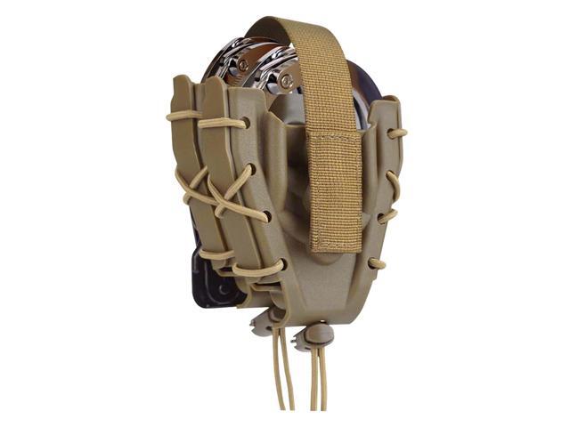 Double Handcuff Holster, Open Top Handcuff Case, Law Enforcement Cuff Pouch for Duty Belt/MOLLE Tactical Vest