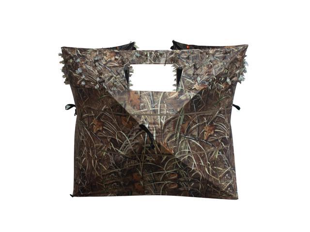 Pop Up 3 Sided Ground Blind for Deer Duck Turkey Hunting, Portable Quick Setup Lightweight 3 Panels Deer Hunting Blind