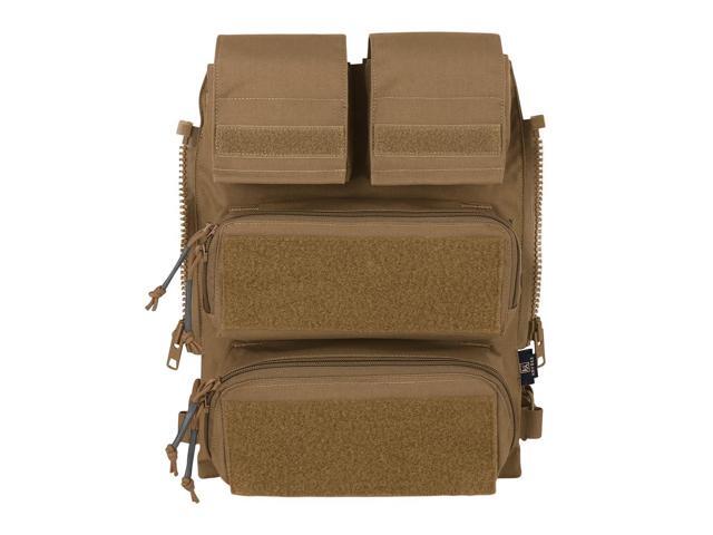 Tactical Modular Zip On Backpack for Vest JPC2.0 CPC AVS Zipper Molle Back Panel (CB)