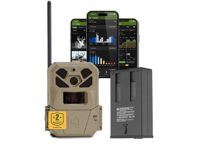 Edge 2 Pro Cellular Trail Camera - Auto Connect Nationwide 4G LTE - On Demand 40MP Photo - 1440P Video with HD Audio - Ai False Trigger Elimination.