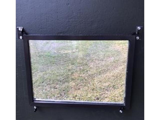 Deer Blind Window Swing sash 24' x 10' Clear Glass