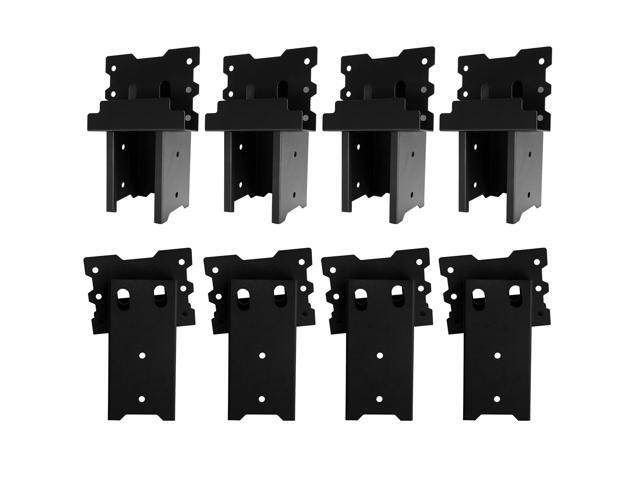 Multi-Use Outdoor Compound Angle Brackets for Tree Houses, Outdoor Platform Brackets for Deer Stand Hunting Blinds Shooting Shack 4/8 Pcs