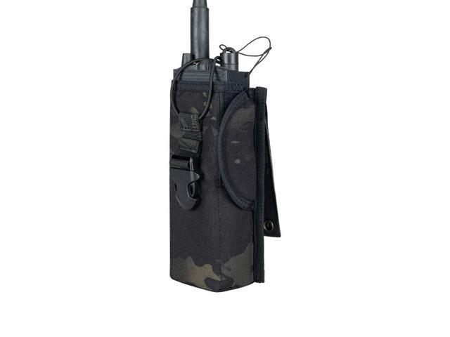 Tactical Universal Radio Holster Pouch Holder Case Bag Molle Adjustable Military Walkie Talkie Holder