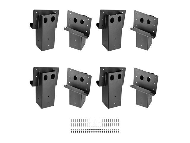 Deer Blind Brackets, Outdoor 3.6x3.6 Platform Bracket, Fit 3.5x3.5 In / 88.9x88.9 mm Lumber, 2204lbs/1000kg Capacity Steel Elevator Brackets for...