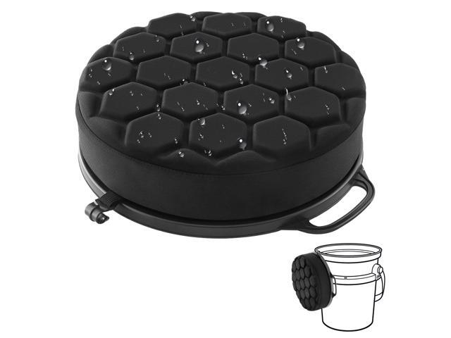 5 Gallon Bucket Seat for Yeti Loadout Bucket Only, 3' Thickened Foam Cushion, 360°Swivel Seats with Hang-It Hook, Seat lid for Dove Duck Hunting,.