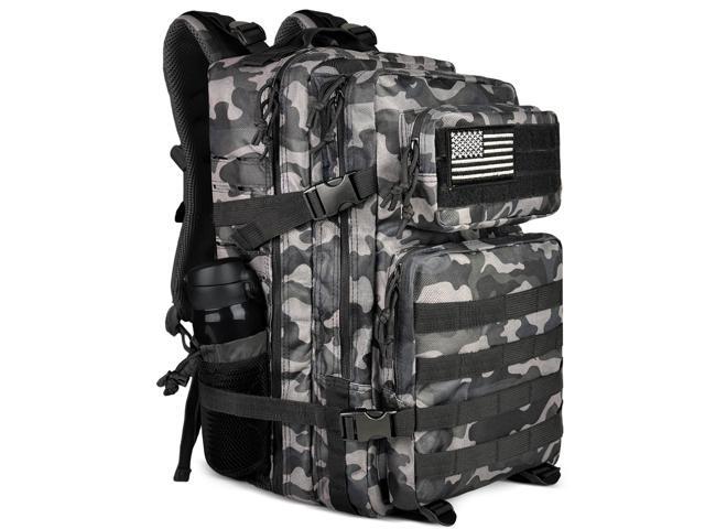 45L Military Tactical Backpack, Army 3-Day Assault Pack Bug Out Bag for Hiking Camping Army