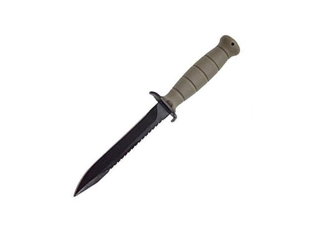 KD039179 Fixed Field Knife w/Saw 6.5' Blade 11.4' Overall FDE