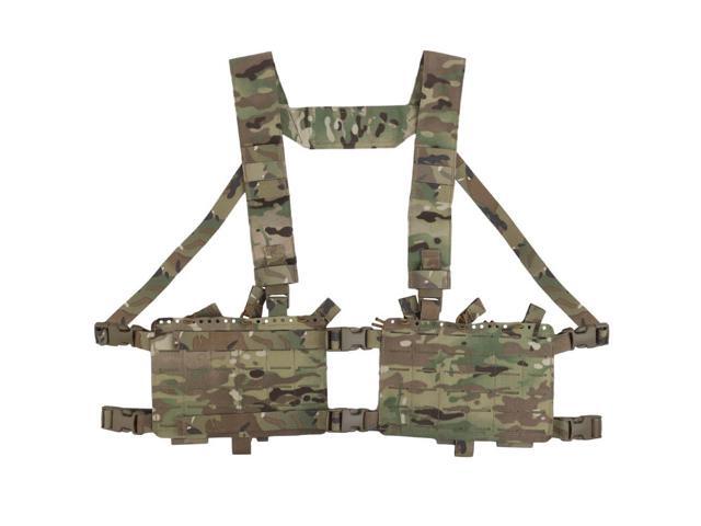 Chest Rig Quick Rlease Fit for MOLLE Mag Pouch Radio GP Bag