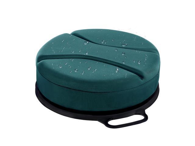 5 Gallon Bucket Seat with 3' Thick Seat Foam Cushion, 360°Swivel Bucket Lid Seat, Waterproof & Silent Bucket Seats for Dove Duck Hunting, Ice...