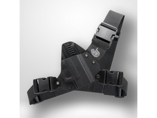 Kenai Chest Holster for a Springfield XDM 10mm (Black)