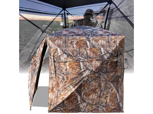 SPUR Collector 3 Person Hunting Blind, Portable Ground Blind with Silent Windows, Portable Durable Hunting Tent for Deer & Turkey Hunting