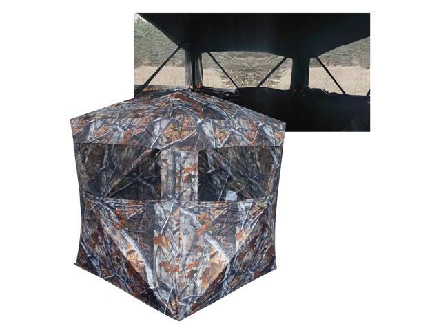 SPUR Collector 3 Person Hunting Blind, Portable Ground Blind with Silent Windows, Portable Durable Hunting Tent for Deer & Turkey Hunting