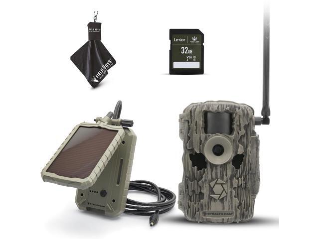 Fusion MAX 36MP Cellular Trail Camera with Dual SIM (AT & T & Verizon), 0.35s Trigger, 1080P Video, App Control, Includes Solar Panel, SD Card, &...