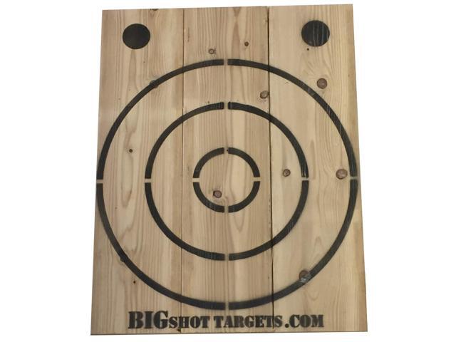 Wooden Axe Throwing Target with Bottle Opener