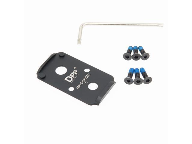 Mount/Adapter Plate Compatible with Smith & Wesson MP 2.0 Optics Ready/CORE Holosun 407C/507C/508T Osight C/XR and Trijicon RMR/SRO - MP-CORE02-TI