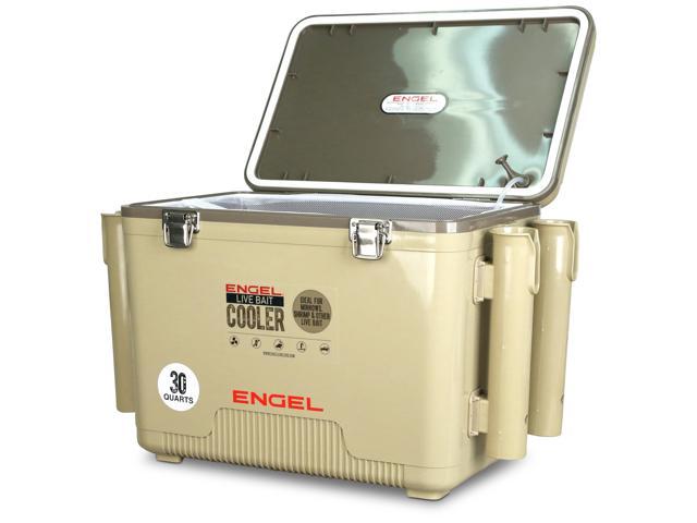 Live Bait Cooler PRO for Fishing - Portable Minnow and Bait Bucket with Lithium-Ion Rechargeable Aerator