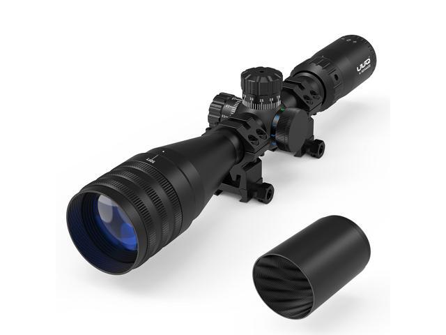 4-16X44AO Rifle Scope for Hunting, Fits 11mm/20mm Mounts, SFP Long Range Optics with R/G/B Illumination, Crosshairs Reticle, Front Parallax...