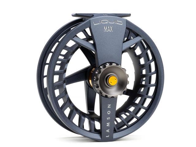 Liquid Max Fly Fishing Reel Saltwater Super Large Arbor, Pressure cast Aluminum, Waterproof Big Game Drag