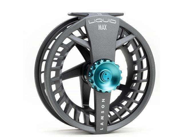Liquid Max Fly Fishing Reel Saltwater Super Large Arbor, Pressure cast Aluminum, Waterproof Big Game Drag